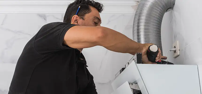 Precision In-wall Dryer Vent Cleaning & Rerouting Corrections in San Mateo, CA